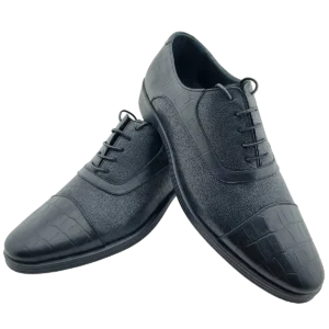 کفش مجلسی چرم مردانه کد KVM-114