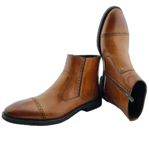 کفش مجلسی چرم مردانه کد KVM-302