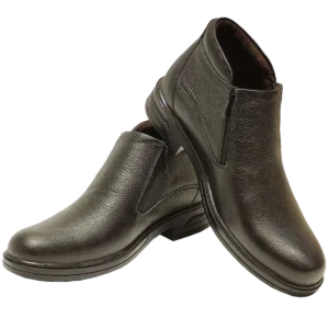 نیم بوت چرم مردانه کد KVM-013