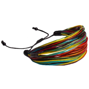 دستبند صلح و دوستی رنگین کمان کد KVW-039