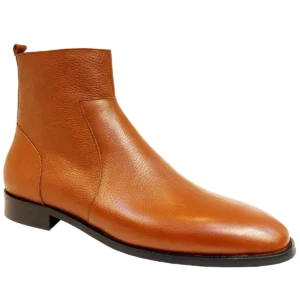 نیم بوت چرم مردانه کد KVM-416