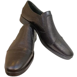کفش مجلسی چرم مردانه کد KVM-112